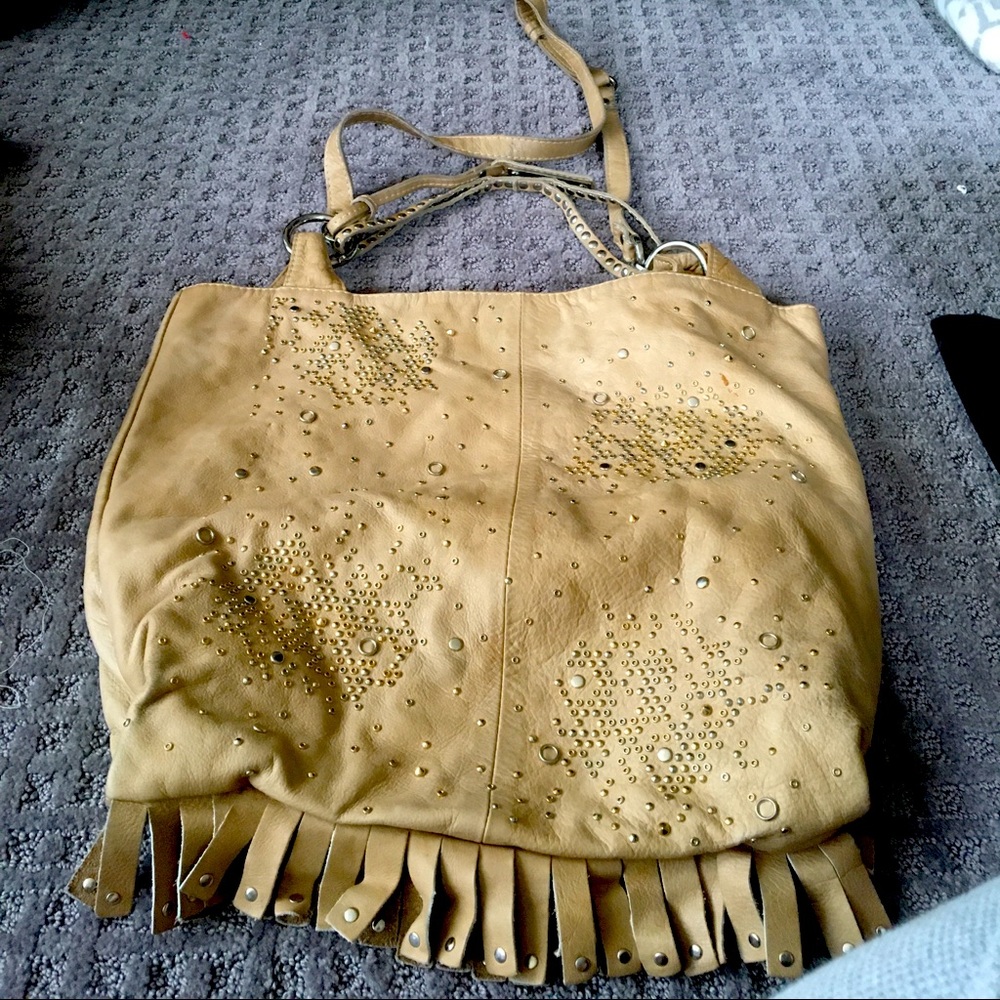 Large leather purse